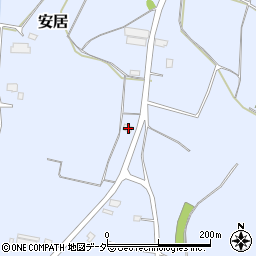 茨城県笠間市安居2452周辺の地図
