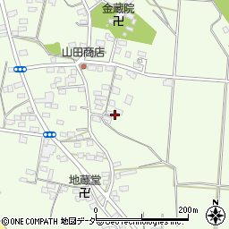 栃木県佐野市越名町409-1周辺の地図