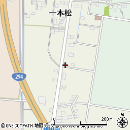 茨城県筑西市一本松1705周辺の地図