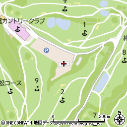 ゴルフ場管理施設周辺の地図