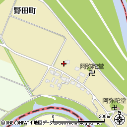 栃木県足利市野田町438周辺の地図