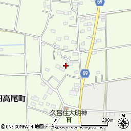 群馬県太田市新田高尾町136周辺の地図