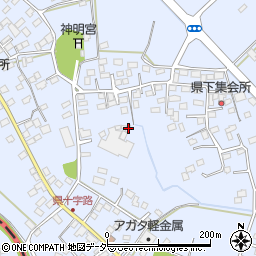 栃木県足利市県町1243-1周辺の地図