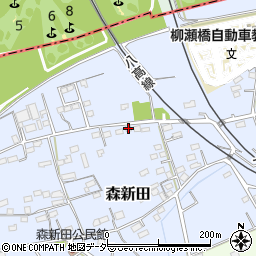 群馬県藤岡市森新田32-2周辺の地図