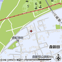 群馬県藤岡市森新田162-3周辺の地図