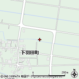栃木県佐野市下羽田町周辺の地図
