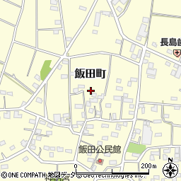 栃木県佐野市飯田町周辺の地図