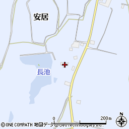 茨城県笠間市安居2650周辺の地図