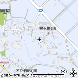 栃木県足利市県町1265周辺の地図