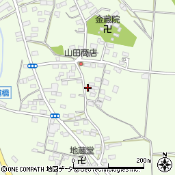 栃木県佐野市越名町391-2周辺の地図