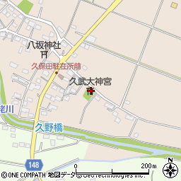 久武大神宮周辺の地図