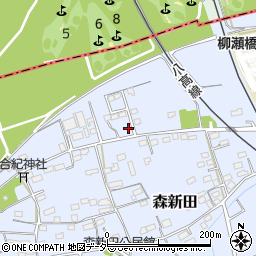 群馬県藤岡市森新田171-31周辺の地図