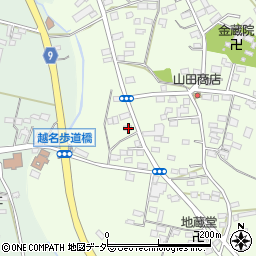 栃木県佐野市越名町281-1周辺の地図