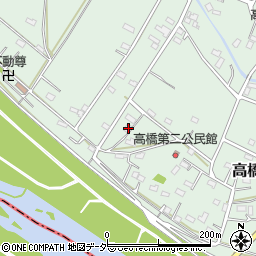 栃木県佐野市高橋町582周辺の地図
