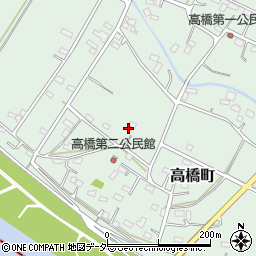 栃木県佐野市高橋町521周辺の地図