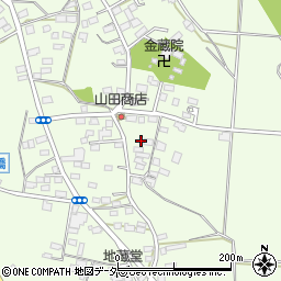 栃木県佐野市越名町390-2周辺の地図
