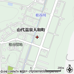 石川県加賀市山代温泉大和町周辺の地図