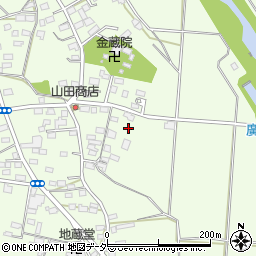 栃木県佐野市越名町415-1周辺の地図