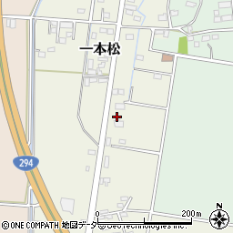 茨城県筑西市一本松387周辺の地図