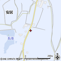 茨城県笠間市安居1345周辺の地図