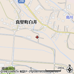 茨城県桜川市真壁町白井860周辺の地図