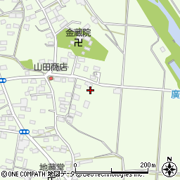 栃木県佐野市越名町414-1周辺の地図