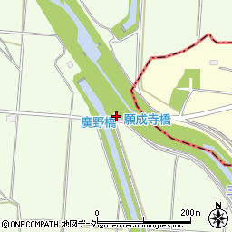栃木県佐野市越名町433周辺の地図