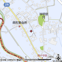 栃木県足利市県町1379周辺の地図