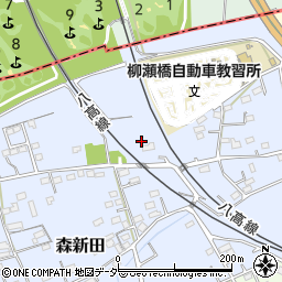 群馬県藤岡市森新田191周辺の地図