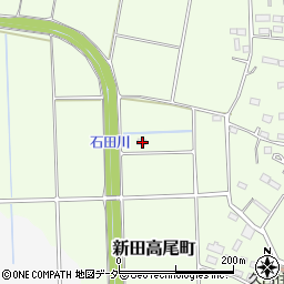 群馬県太田市新田高尾町182-2周辺の地図