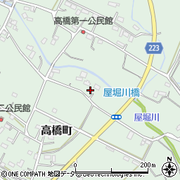 栃木県佐野市高橋町309周辺の地図