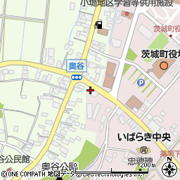 茨城町役場前周辺の地図
