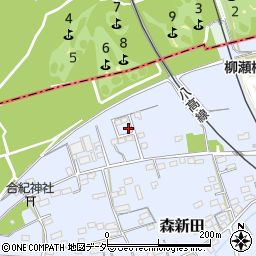 群馬県藤岡市森新田171-19周辺の地図