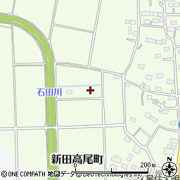 群馬県太田市新田高尾町183-2周辺の地図