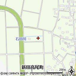 群馬県太田市新田高尾町183周辺の地図