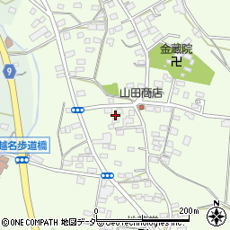 栃木県佐野市越名町385-1周辺の地図
