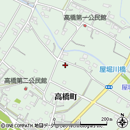 栃木県佐野市高橋町278周辺の地図