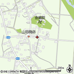 栃木県佐野市越名町389-3周辺の地図