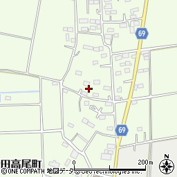 群馬県太田市新田高尾町146周辺の地図