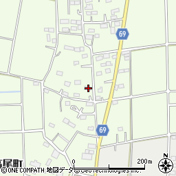 群馬県太田市新田高尾町148周辺の地図