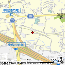 群馬県藤岡市中島425周辺の地図