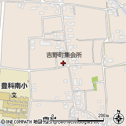 吉野町集会所周辺の地図