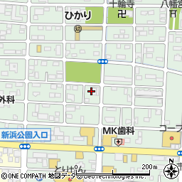群馬県太田市新井町周辺の地図