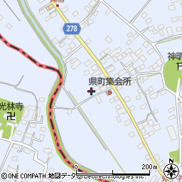 栃木県足利市県町1441周辺の地図