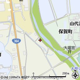 石川県加賀市河南町リ周辺の地図