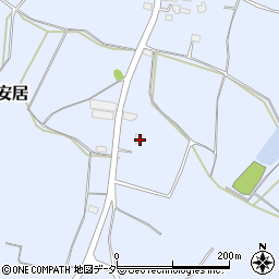 茨城県笠間市安居2515周辺の地図