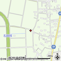 群馬県太田市新田高尾町166-3周辺の地図