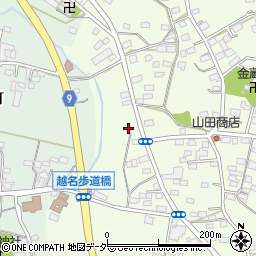 栃木県佐野市越名町274-1周辺の地図