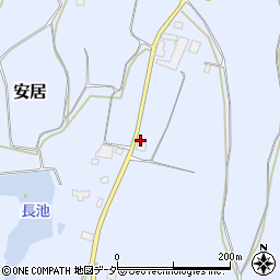 茨城県笠間市安居1356周辺の地図