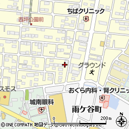 栃木県小山市東城南5丁目周辺の地図